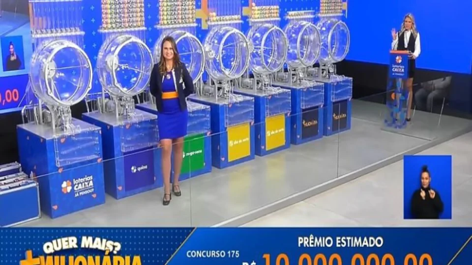 +Milionária de hoje, quarta-feira (28/08), concurso 176; prêmio é de R$ 10 milhões