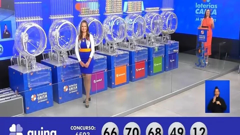 Quina de hoje, segunda-feira (12/08), concurso 6505; prêmio chega a R$ 13,5 milhões