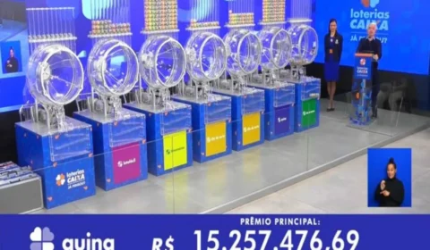 Quina de hoje, quinta-feira (15/08), concurso 6508; prêmio chega a R$ 18,5 milhões