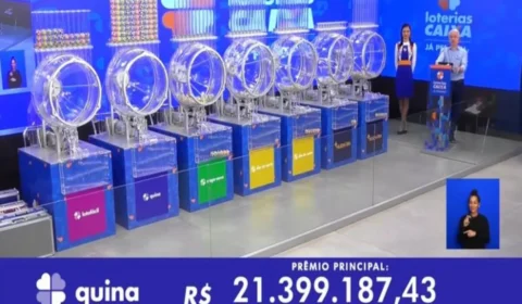 Quina 6510: aposta acerta sozinha e ganha R$ 21 milhões