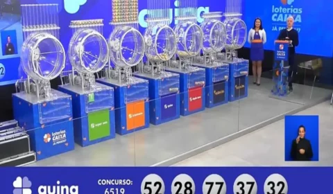Quina de hoje, quinta-feira (29/08), concurso 6520; prêmio chega a R$ 17 milhões