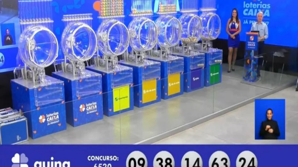 Quina 6520: uma aposta acerta e ganha o  prêmio de R$ 17 milhões