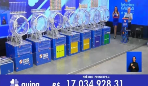 Quina de hoje, sexta-feira (30/08), concurso 6521; prêmio chega a R$ 600 mil