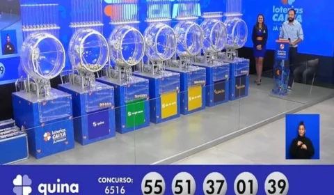 Quina de hoje, quarta-feira (28/08), concurso 6519; prêmio chega a R$ 15,5 milhões