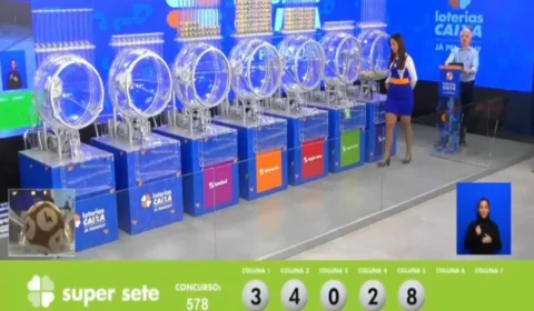 Super Sete de hoje, segunda (05/08), concurso 579; prêmio chega a R$ 1 milhão