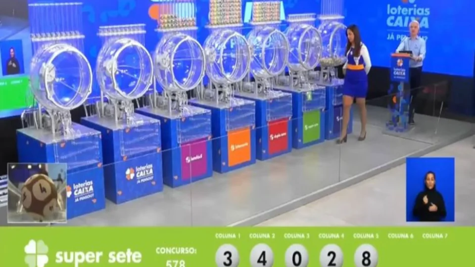Super Sete de hoje, segunda (05/08), concurso 579; prêmio chega a R$ 1 milhão