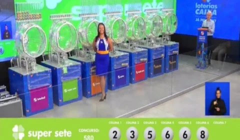 Super Sete de hoje, sexta-feira (09/08), concurso 581; prêmio chega a R$ 100 mil