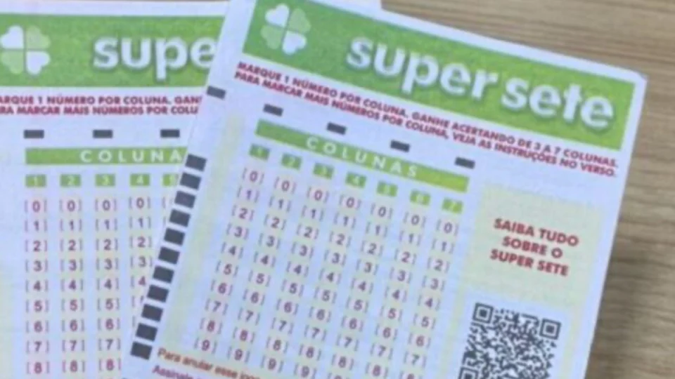 Super Sete de hoje (9/08): veja os números sorteados no concurso 581