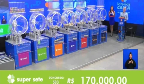 Super Sete de hoje, sexta-feira (16/08), concurso 584; prêmio chega a R$ 200 mil
