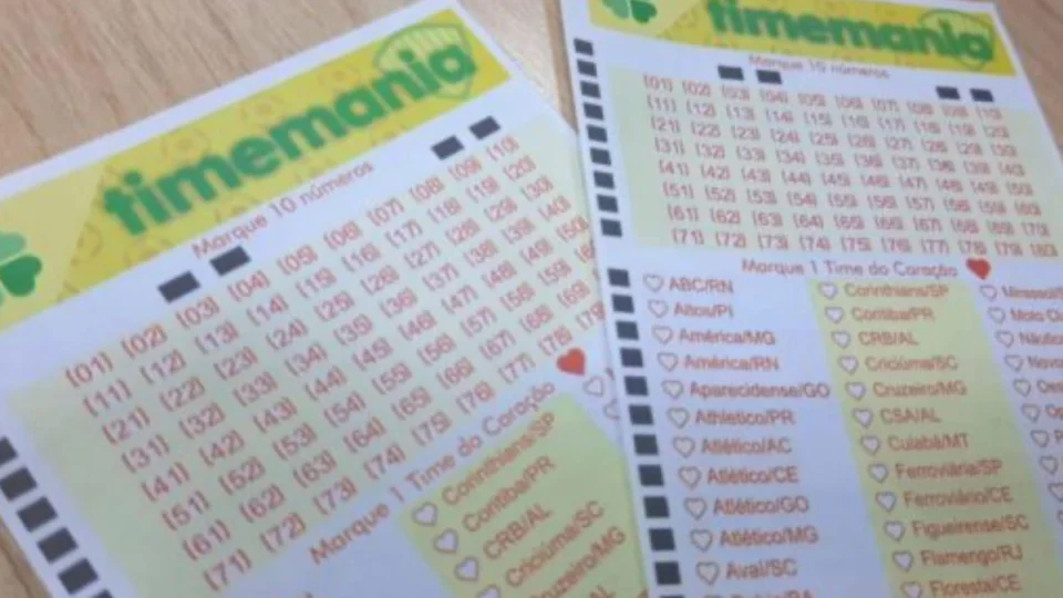 Timemania de hoje (8/08): veja números sorteados no concurso 2128