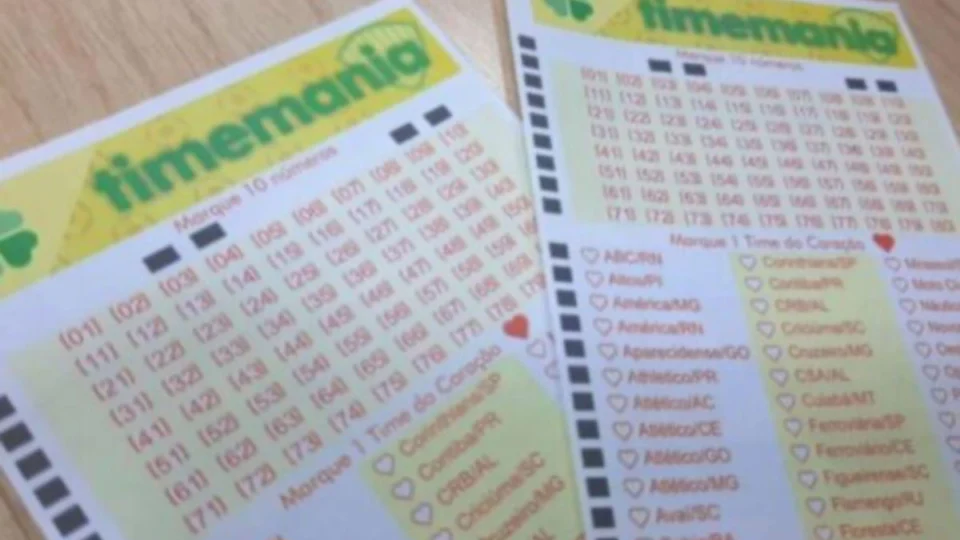 Resultado Timemania de hoje (17/08): veja números sorteados no concurso 2132