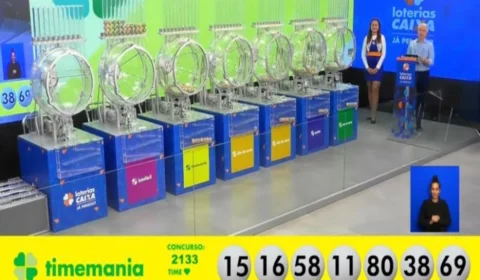 Timemania 2133: aposta acerta e ganha sozinha R$ 15 milhões