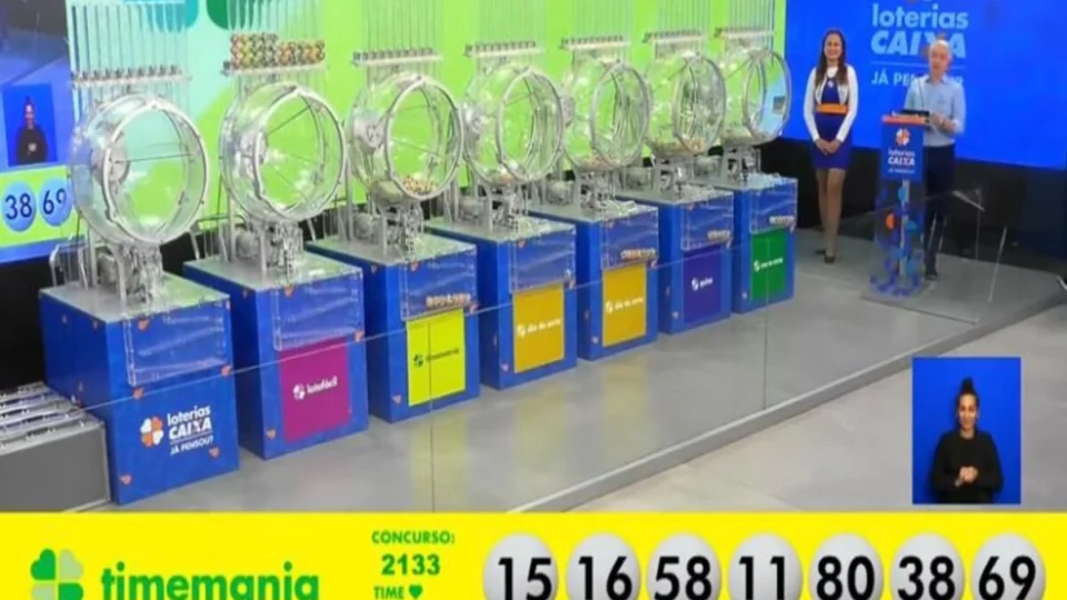 Timemania 2133: aposta acerta e ganha sozinha R$ 15 milhões