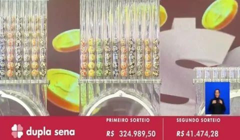 Resultado Dupla Sena de hoje (30/08): veja os números sorteados no concurso 2708