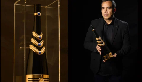 Água de luxo, numa garrafa cravejada de joias e avaliada em R$ 5 milhões, vai a leilão na Amazônia