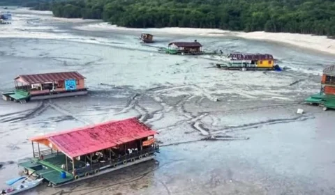 VÍDEO: seca no Tarumã-Açu paralisa quase 100% dos flutuantes no Amazonas