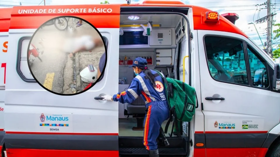 VÍDEO: idosa é atropelada por motociclista na Zona Oeste em Manaus