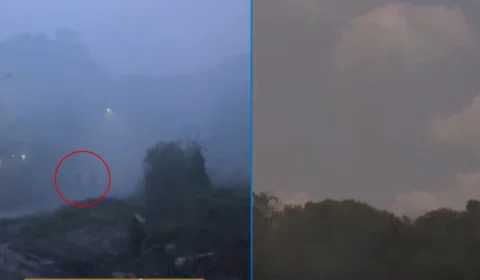 Fumaça de incêndio que dura cinco dias obriga moradores a deixarem casas no Coliseu 2 em Manaus