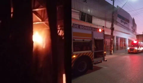 Incêndio atinge supermercado na zona Norte de Manaus