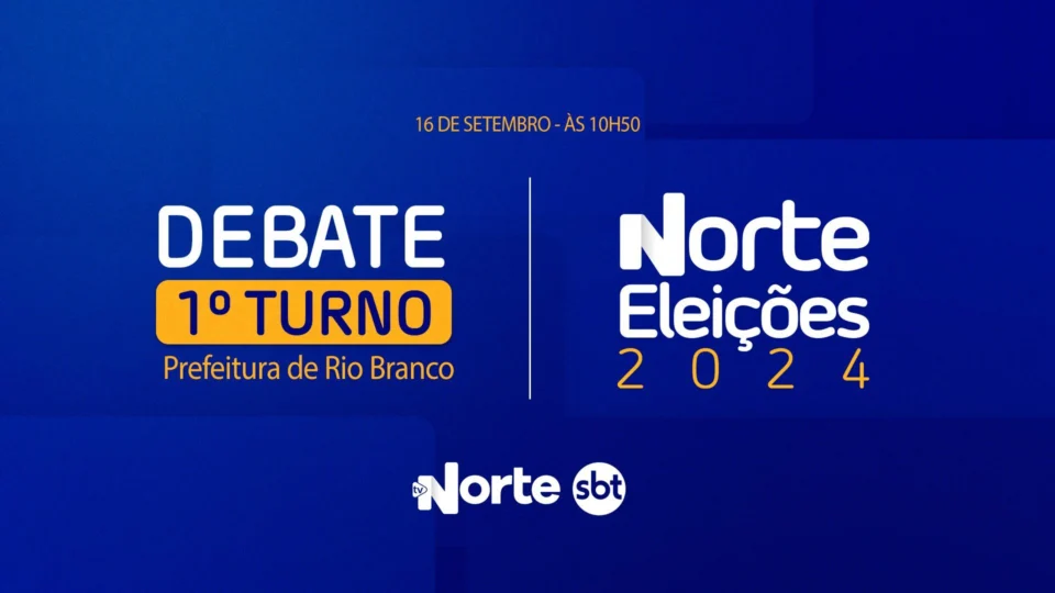 Eleições 2024: Tv Norte realiza debate com candidatos à Prefeitura de Rio Branco