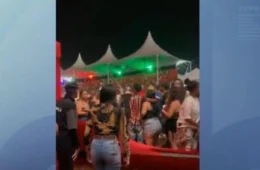 Homem morre durante tiroteio com PM em show de Lauana Prado