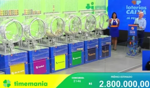 Timemania 2146: sem vencedor, prêmio bate em R$ 3 milhões