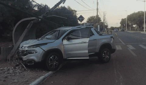 Acidentes com postes: Palmas lidera ranking com 84 casos