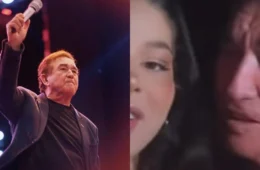 Amado Batista aparece cantando para mulher e ex comenta: ‘se fosse bom, era atual’