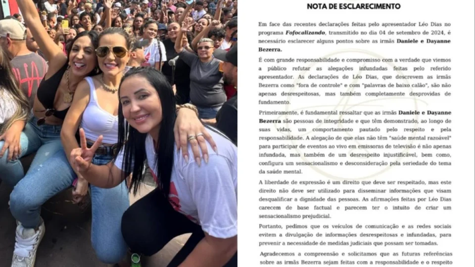 Irmã de Deolane Bezerra abre processo contra Léo Dias; saiba o motivo