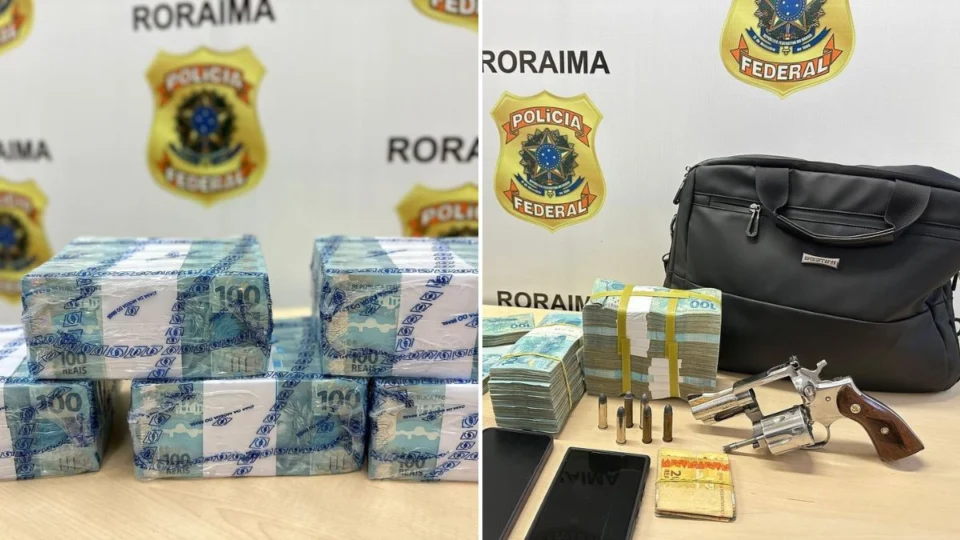 Boa Vista: PF apreende mais de R$ 1 Mi em três dias