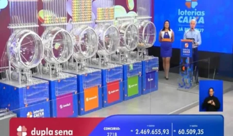 Dupla Sena 2718: sem vencedor, prêmio aumenta para R$ 2,8 milhões