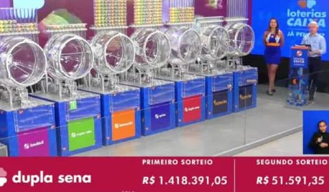 Dupla Sena 2713: sem vencedor, prêmio aumenta para R$ 1,6 milhão