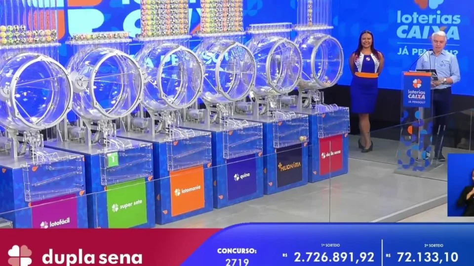 Dupla Sena 2719: sem vencedor, prêmio aumenta para R$ 3 milhões