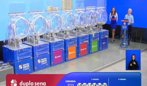 Dupla Sena 2715: sem vencedor, prêmio aumenta para R$ 2,1 milhões