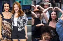 Estrela da Casa: Katy Perry faz ‘quadradinho’ em visita ao elenco