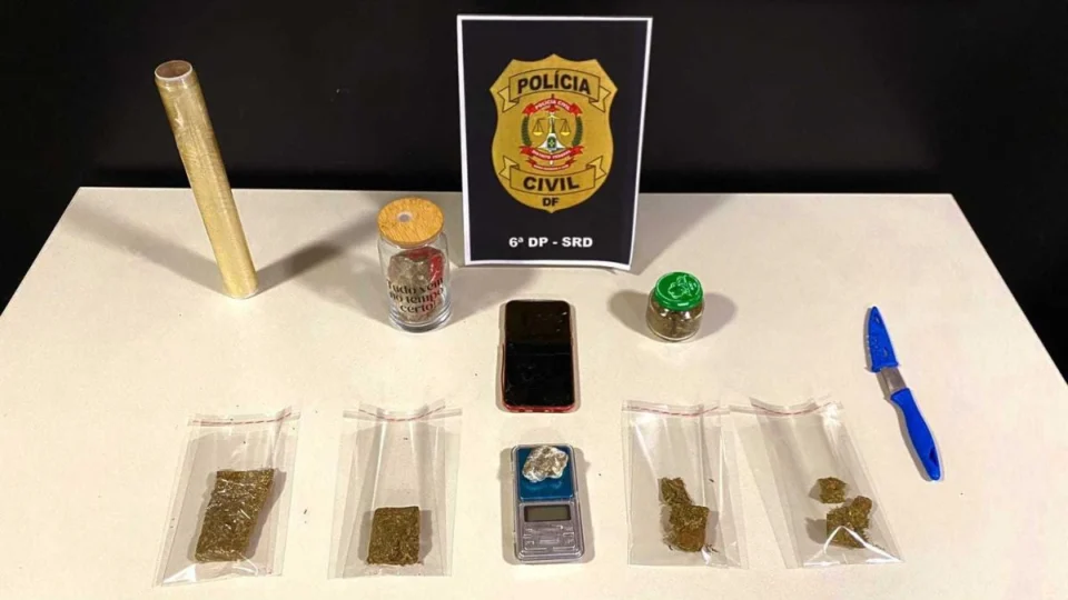 Polícia Civil do DF prende mulher grávida por tráfico de drogas