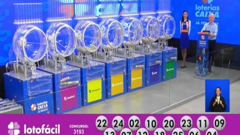 Lotofácil 3193: uma aposta acerta e ganha R$ 1,2 milhão