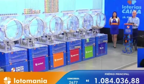 Lotomania 2677: uma aposta acerta e ganha R$ 1 milhão