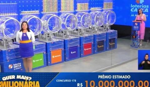 +Milionária 178: sem vencedor, prêmio segue em R$ 10 milhões