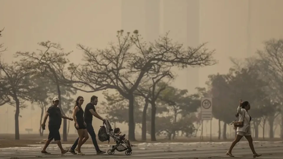 Queimadas em Brasília afetam a saúde da população
