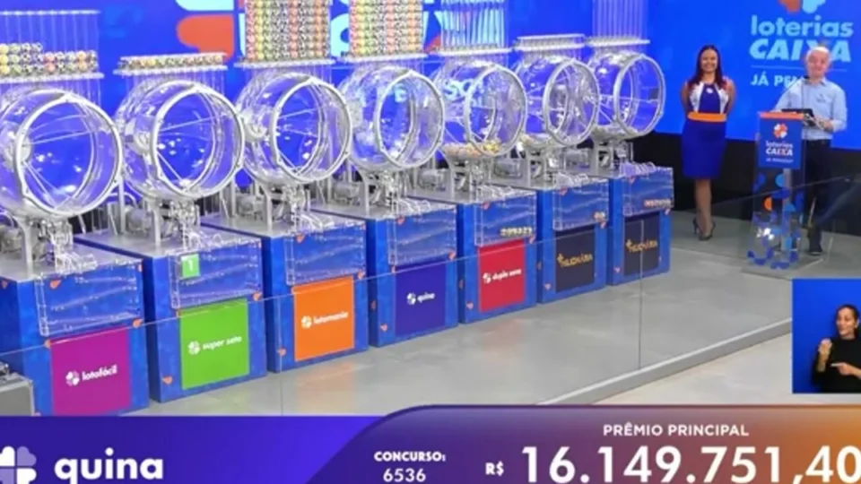 Quina 6536: sem vencedor, prêmio acumula para R$ 17,8 milhões