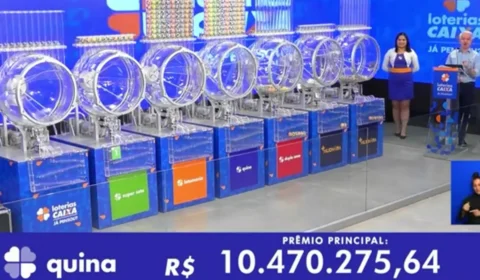 Quina 6525: aposta acerta sozinha e ganha R$ 10,4 milhões