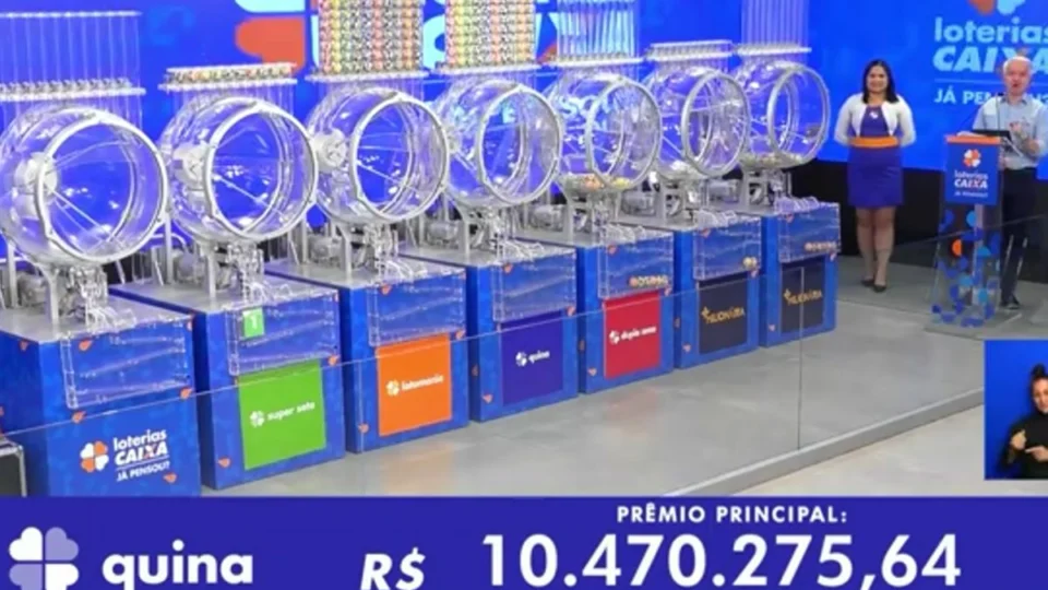 Quina 6525: aposta acerta sozinha e ganha R$ 10,4 milhões
