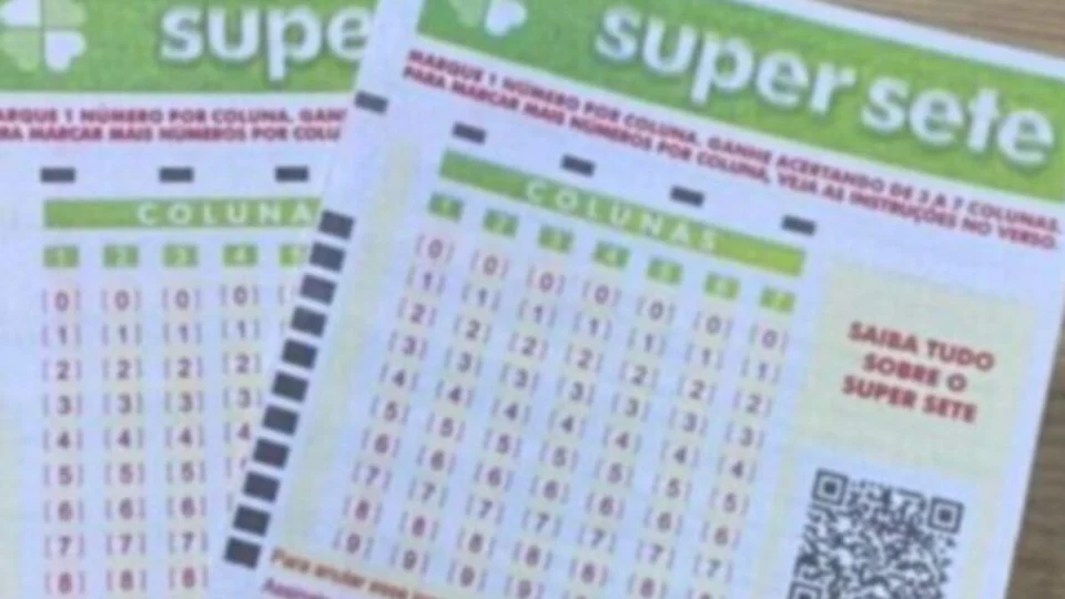 Super Sete de hoje, quarta-feira (18/09), concurso 598; prêmio chega a R$ 1,3 milhão