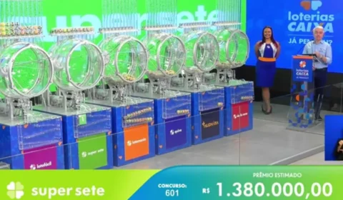 Super Sete 601: sem vencedor, prêmio aumenta para R$ 1,48 milhão