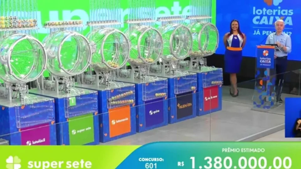 Super Sete 601: sem vencedor, prêmio aumenta para R$ 1,48 milhão