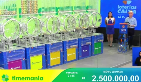 Timemania 2145: sem vencedor, prêmio bate em R$ 2,8 milhões