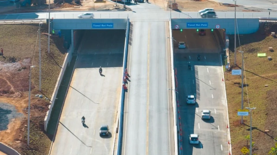 Túnel Rei Pelé terá interdição noturna para melhorias, diz GDF
