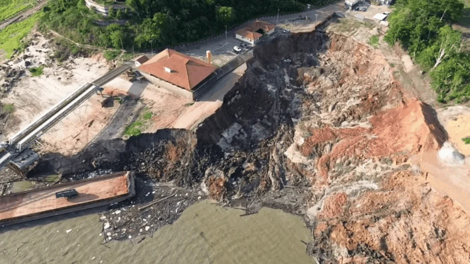 Porto de Manacapuru que desabou é responsabilidade do Governo, diz Defesa Civil