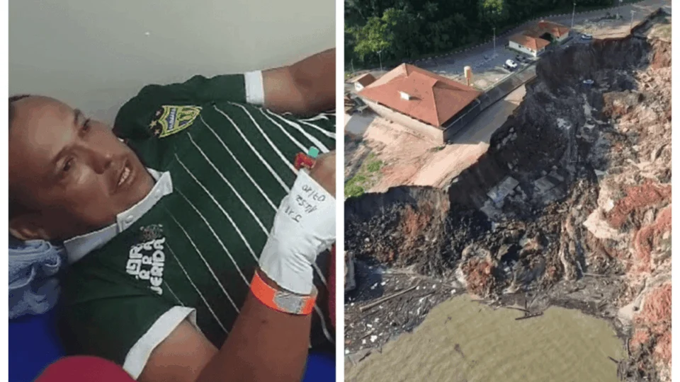 “Saí do fundo e sobrevivi”, relata vítima de deslizamento em área do Porto de Manacapuru